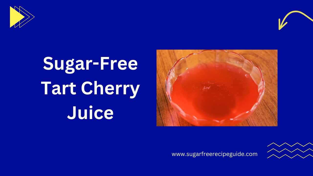 sugar free tart juice